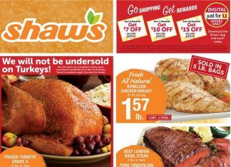 Shaw’s Weekly Ad Nov 13 – Nov 17, 2020