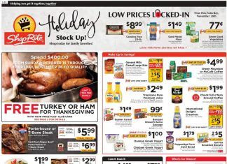 ShopRite Weekly Ad Nov 08 – Nov 14, 2020