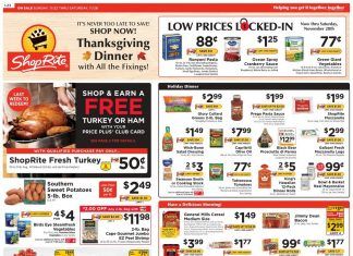 ShopRite Weekly Ad Nov 22 – Nov 28, 2020