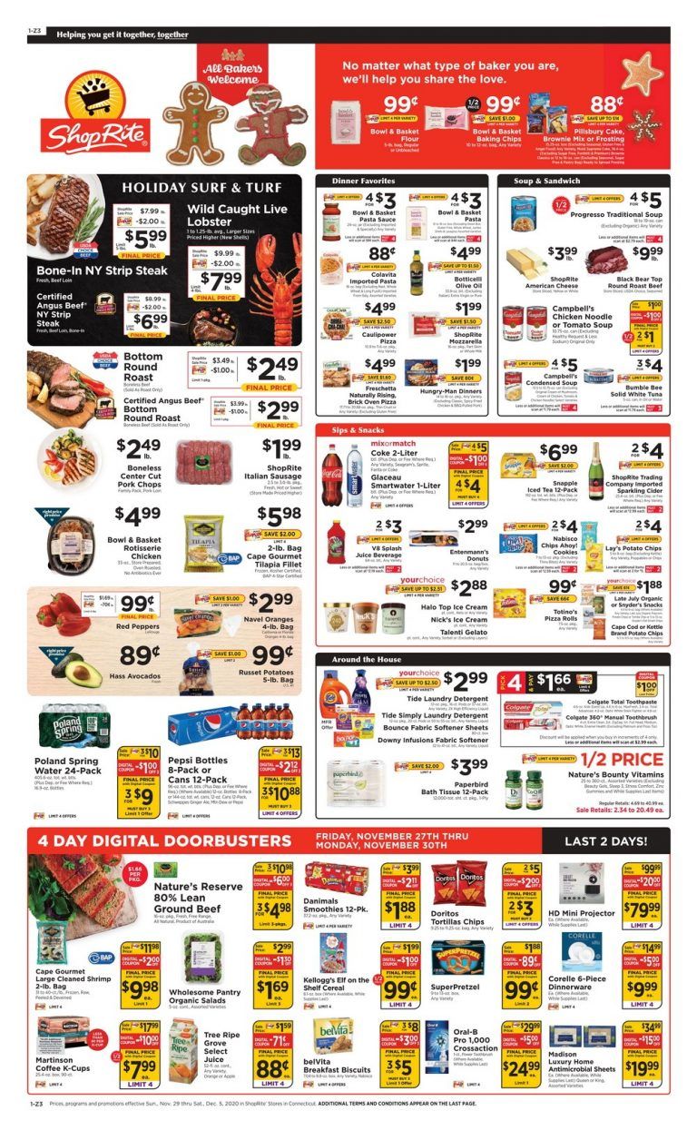 ShopRite Weekly Ad Nov 29 Dec 05, 2020