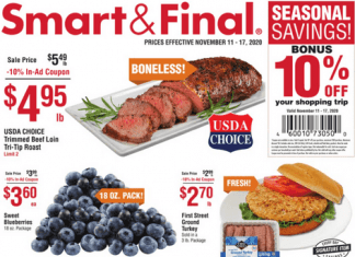 Smart & Final Weekly Ad Nov 11 – Nov 17, 2020