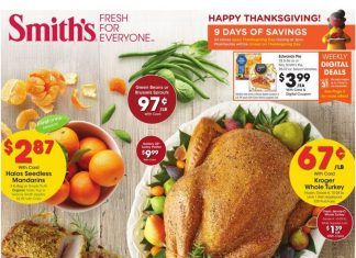 Smith’s Food and Drug Weekly Circular Nov 18 – Nov 26, 2020