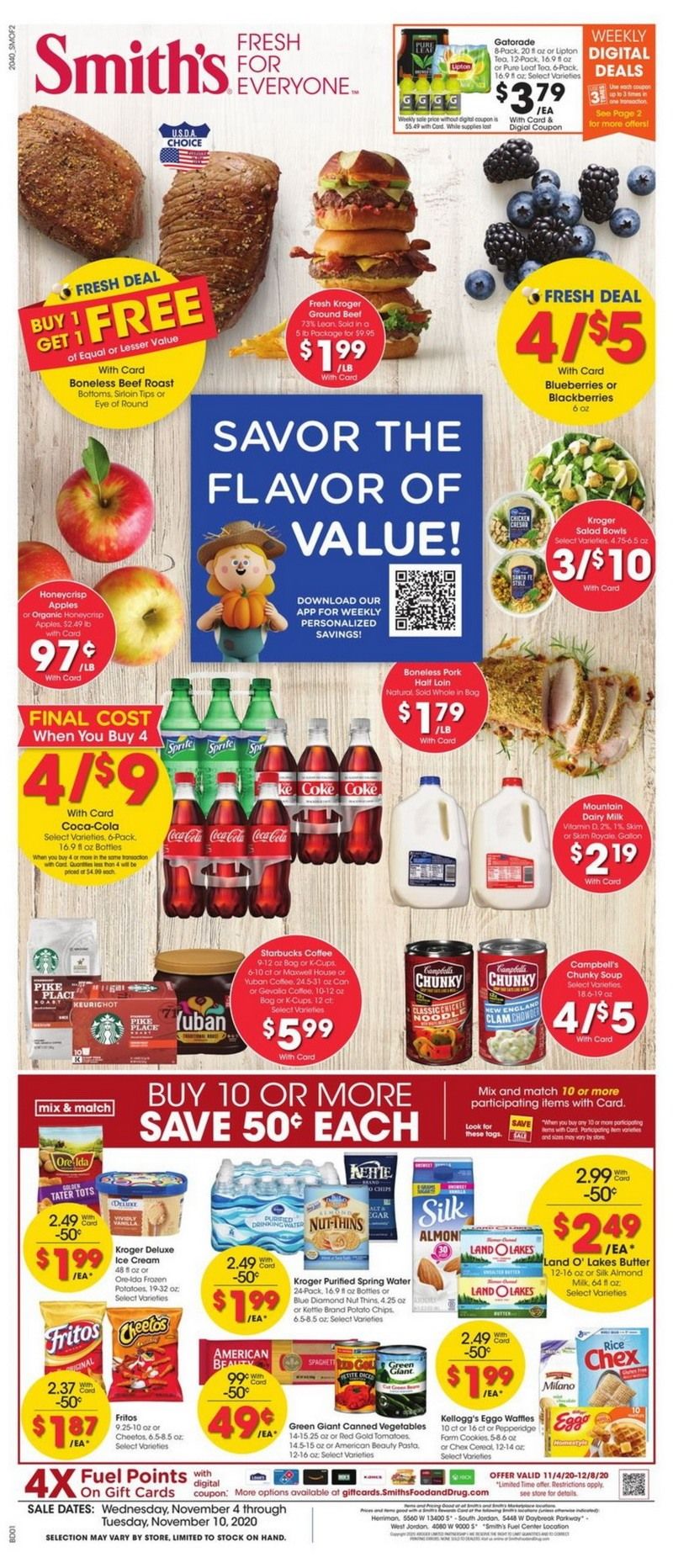 Smith's Food and Drug Weekly Circular Nov 04 - Nov 10, 2020