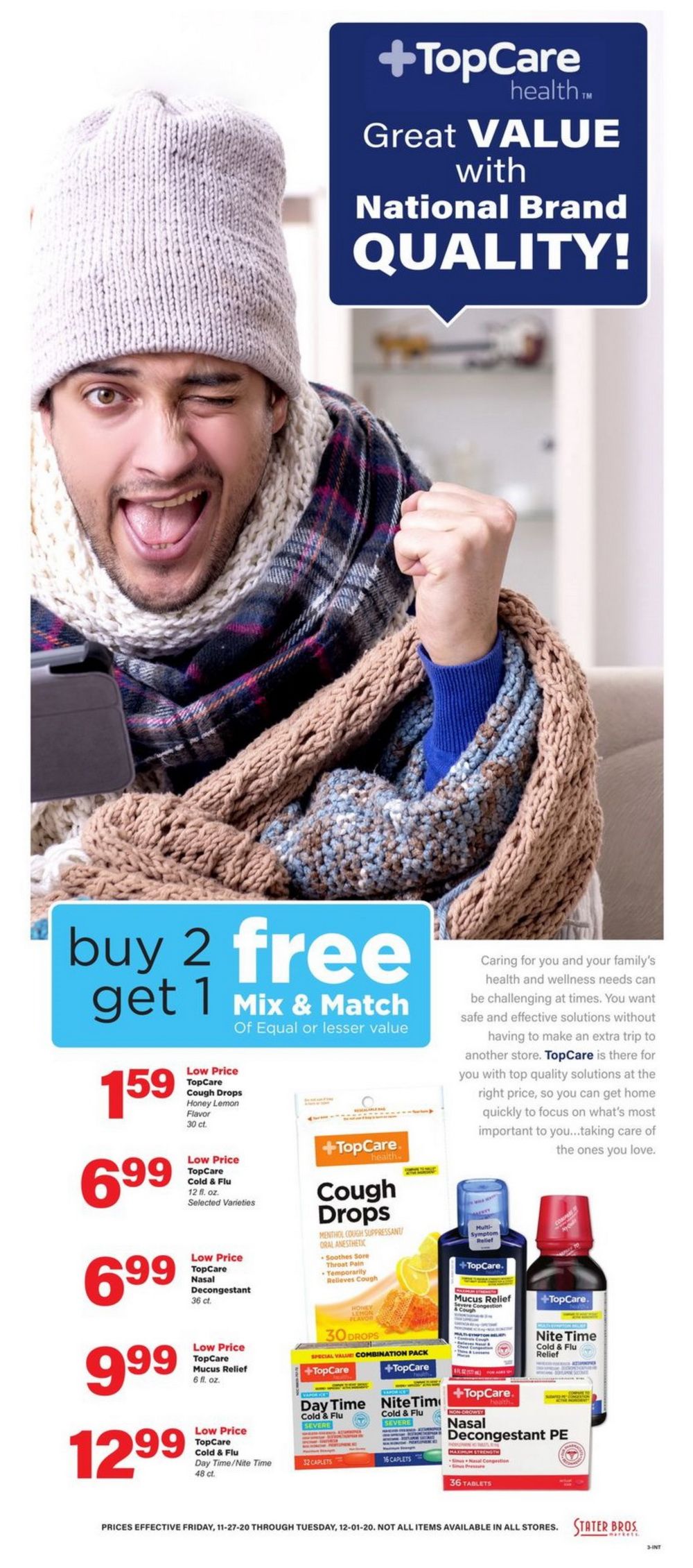 Stater Bros Weekly Ad Nov 27 Dec 01, 2020
