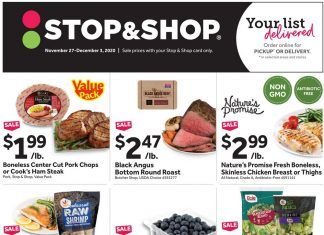 Stop & Shop Weekly Ad Nov 27 – Dec 03, 2020