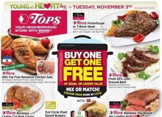 Tops Weekly Ad Nov 01 – Nov 07, 2020