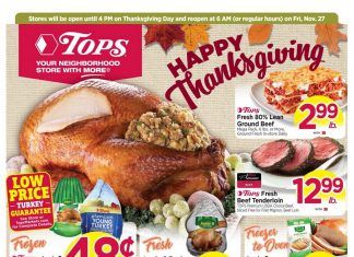 Tops Weekly Ad Nov 22 – Nov 28, 2020