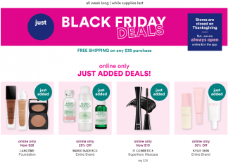 Ulta Beauty Black Friday Ad Nov 20 – Nov 27, 2020