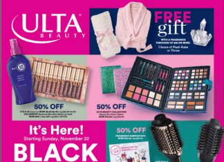 Ulta Beauty Black Friday Ad Nov 22 – Nov 27, 2020
