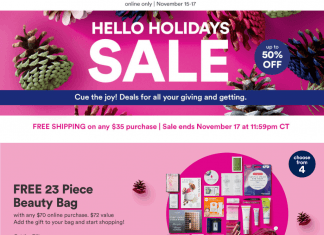 Ulta Beauty Black Friday Ad Nov 15 – Nov 17, 2020