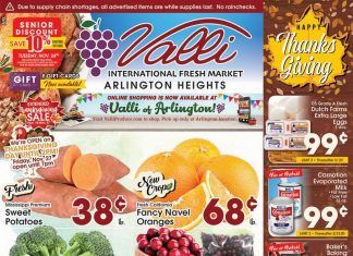 Valli Produce Weekly Ad Nov 18 – Nov 27, 2020