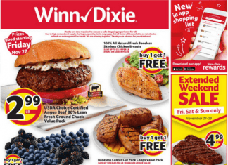 Winn-Dixie Weekly Ad Nov 27 – Dec 01, 2020