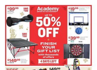 Academy Sports + Outdoors Christmas Ad Dec 21 – Dec 24, 2020