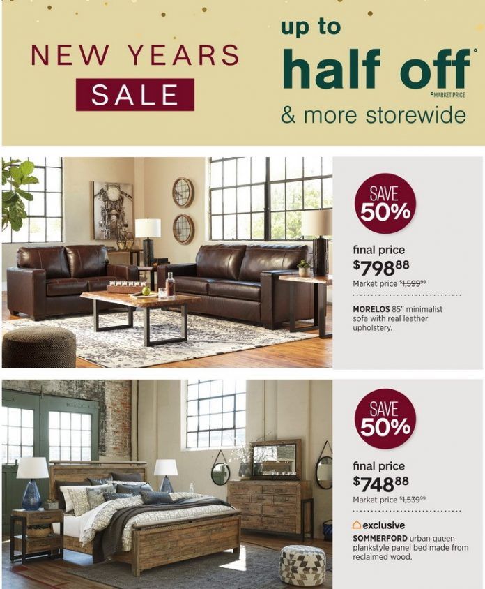 Ashley Furniture HomeStore New Year Sale