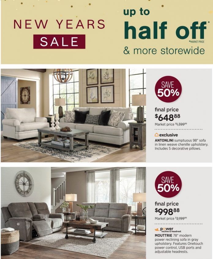 Ashley Furniture HomeStore New Year Sale