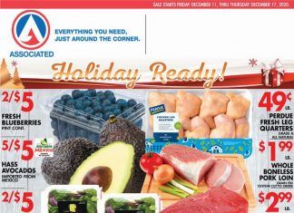 Associated Supermarkets Weekly Ad Dec 11 – Dec 17, 2020