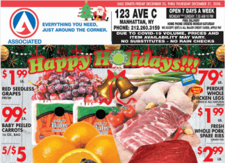 Associated Supermarkets Weekly Ad Dec 25 – Dec 31, 2020