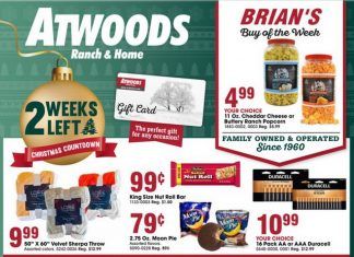 Atwoods Weekly Ad Dec 09 – Dec 13, 2020