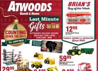 Atwoods Weekly Ad Dec 16 – Dec 20, 2020