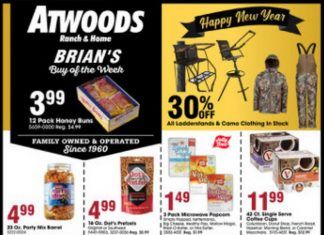 Atwoods Weekly Ad Dec 30, 2020 – Jan 03, 2021