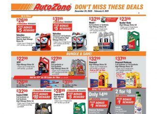 AutoZone Monthly Circular Dec 29, 2020 – Feb 08, 2021