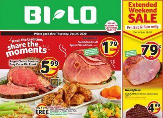 BI-LO Weekly Circular Dec 16 – Dec 24, 2020