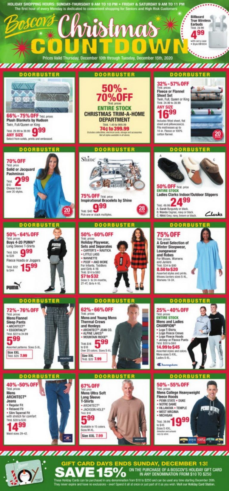 Boscov's Christmas Countdown Ad Dec 13 Dec 15, 2020