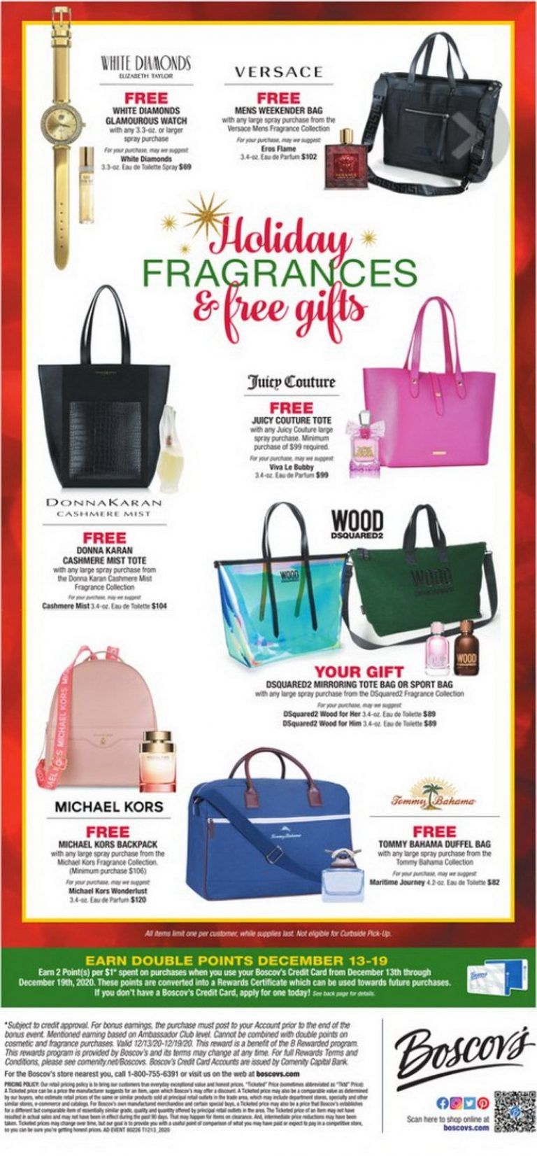 Boscov’s Christmas Countdown Ad Dec 13 – Dec 15, 2020