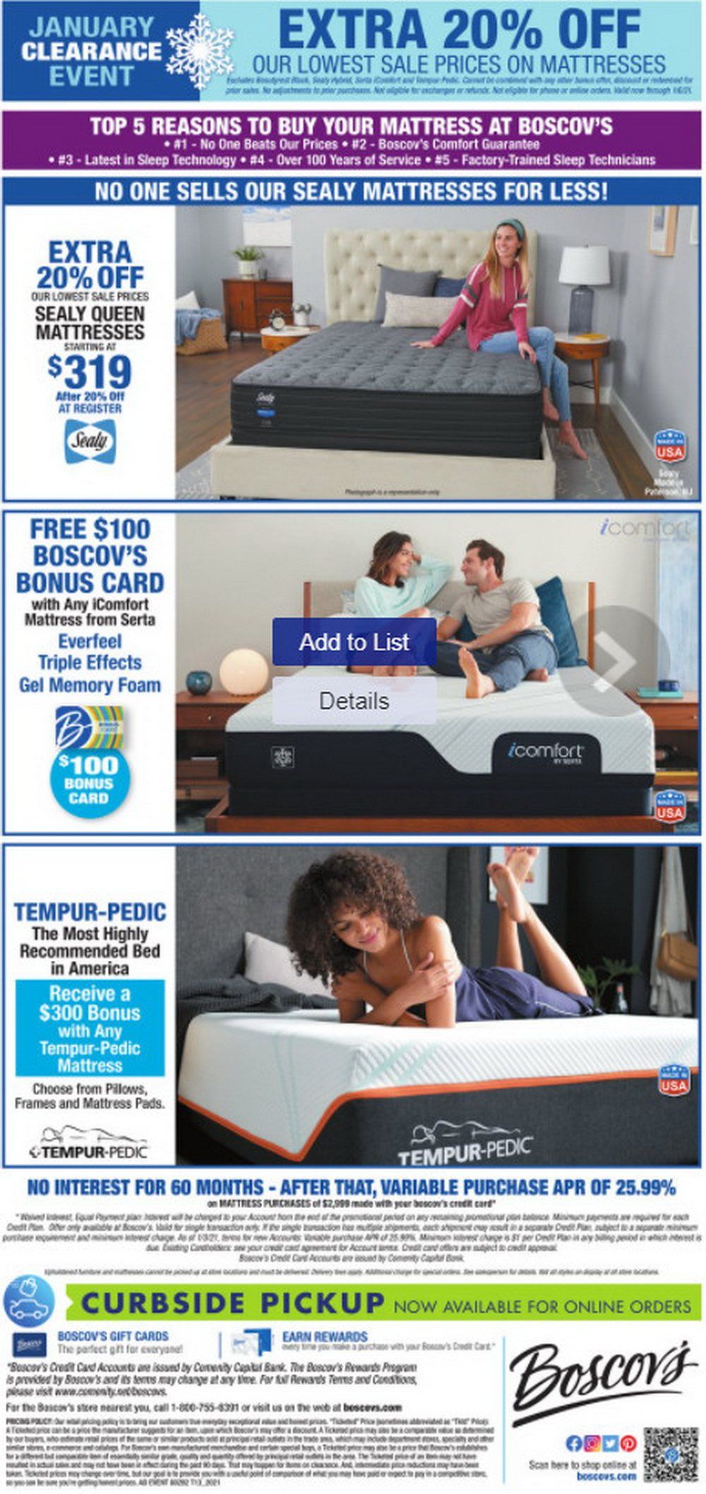 Boscov's Weekly Ad Dec 31, 2020 Jan 06, 2021