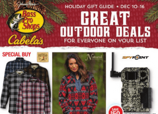 Cabela’s Outdoor Traditions Dec 10 – Dec 16, 2020