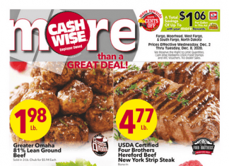 Cash Wise Weekly Ad Dec 02 – Dec 08, 2020