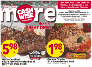 Cash Wise Weekly Ad Dec 23 – Dec 29, 2020