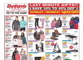 Dunham’s Sports Weekly Ad Dec 12 – Dec 17, 2020