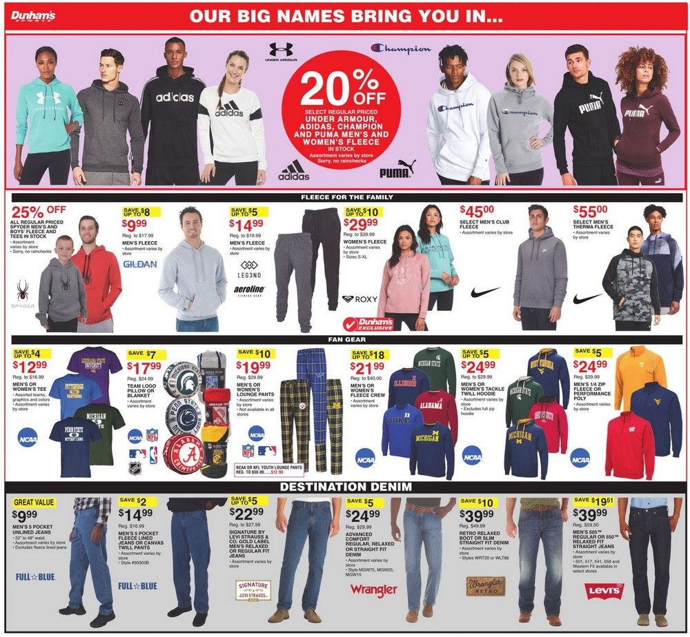 Dunham's Sports Weekly Ad Dec 26 Dec 31, 2020