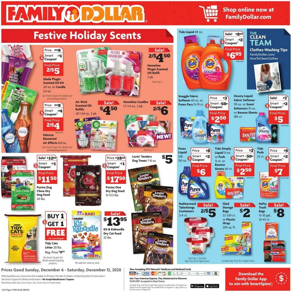 Family Dollar Weekly Ad Dec 06 Dec 12, 2020