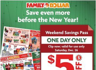 Family Dollar Weekly Ad Dec 20 – Dec 26, 2020