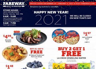Fareway Weekly Ad Dec 29, 2020 – Jan 04, 2021