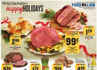 Food Lion Weekly Ad Dec 16 – Dec 24, 2020