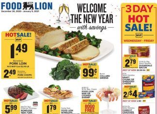 Food Lion Weekly Ad Dec 30, 2020 – Jan 05, 2021