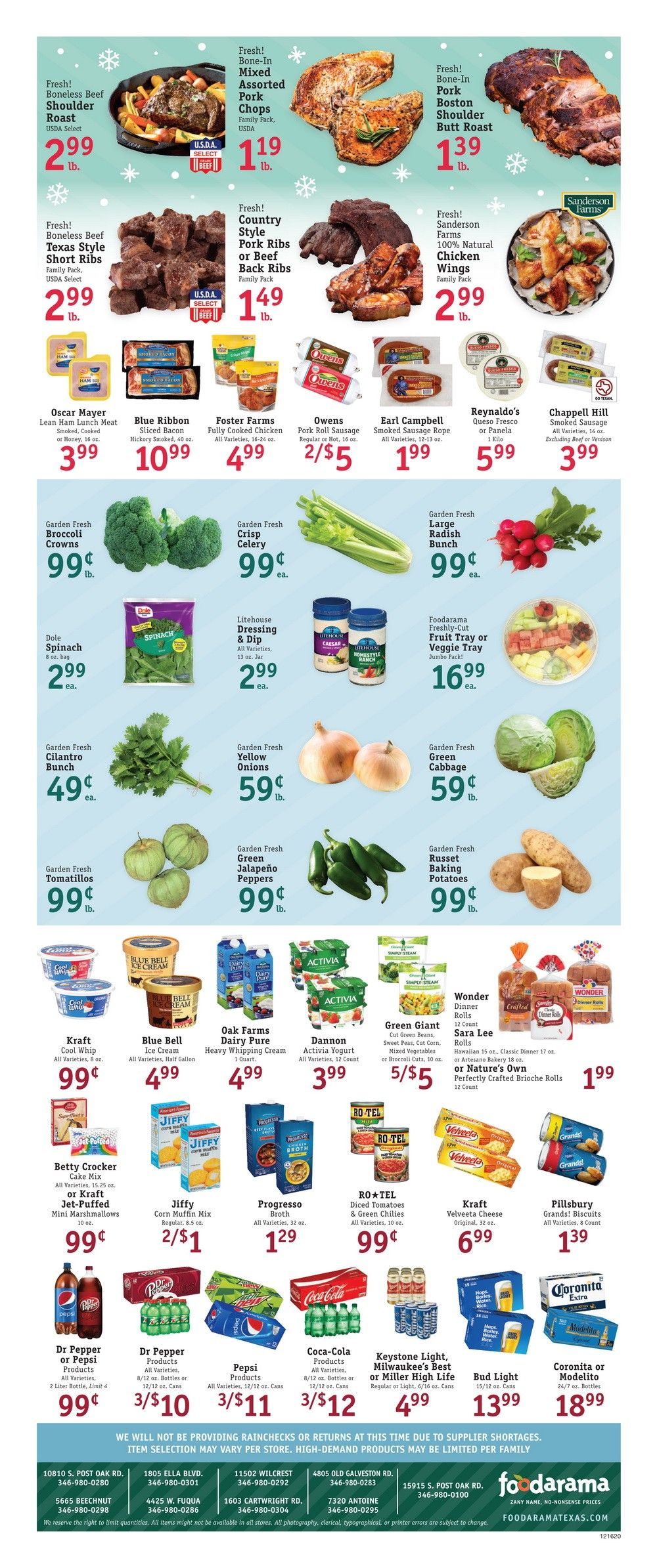 Foodarama Weekly Ad Dec 16 Dec 22, 2020