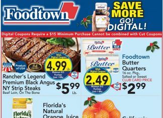 Foodtown Weekly Ad Dec 04 – Dec 10, 2020