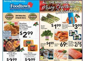Foodtown Weekly Ad Dec 18 – Dec 24, 2020
