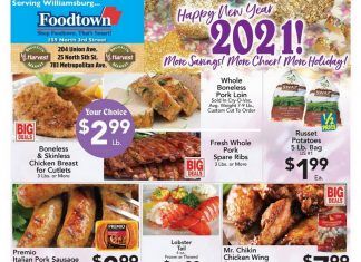 Foodtown Weekly Ad Dec 25 – Dec 31, 2020