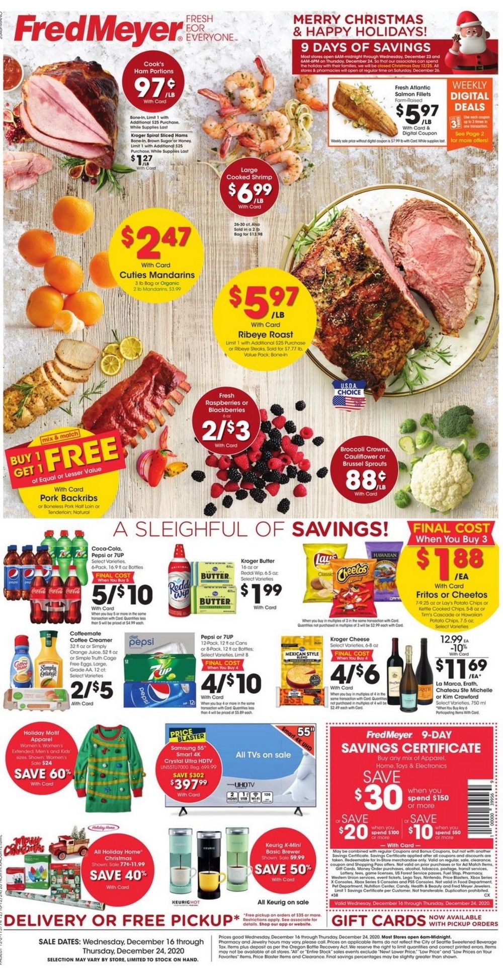 Fred Meyer Weekly Ad Dec 16 Dec 24, 2020