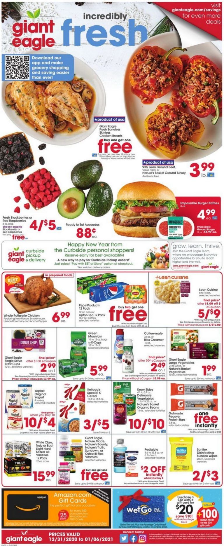 Giant Eagle Weekly Ad Dec 31, 2020 Jan 06, 2021