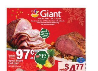 Giant Food Weekly Ad Dec 11 – Dec 17, 2020