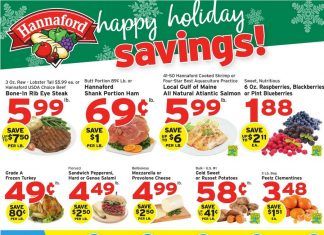 Hannaford Weekly Ad Dec 13 – Dec 19, 2020