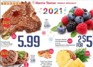 Harris Teeter Weekly Ad Dec 30, 2020 – Jan 05, 2021