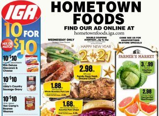 IGA Weekly Ad Dec 30, 2020 – Jan 05, 2021