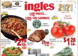 Ingles Weekly Ad Dec 26, 2020 – Jan 01, 2021